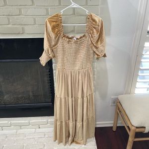 Baltic velvet midi dress